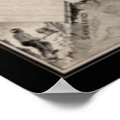 Comstock Lode Mine Graving (1876) Poster (Ecke)