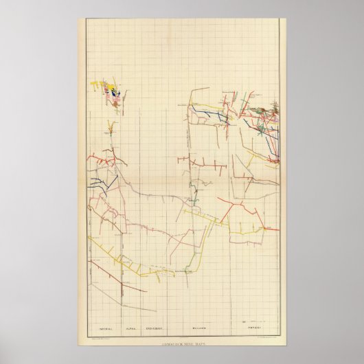 Comstock Maps Anzahl V Poster (Vorne)
