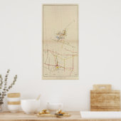 Comstock Maps Nummer II Poster (Küche)