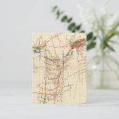 Comstock-Maps Nummer IV Postkarte (Stehend Vorderseite)