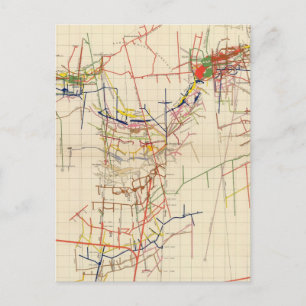Comstock-Maps Nummer IV Postkarte