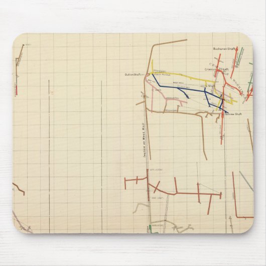 Comstock Mine Maps Number V Mousepad (Vorne)