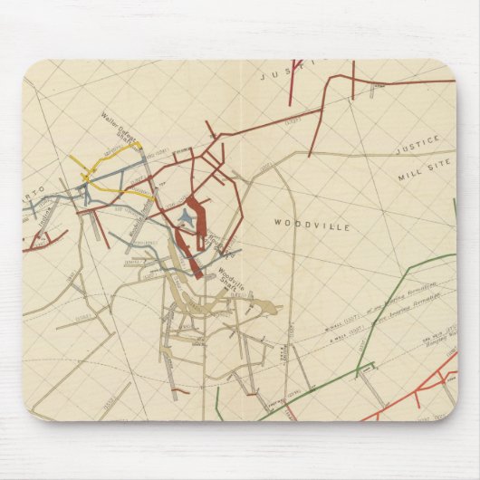 Comstock Mine Maps Nummer VIII Mousepad (Vorne)