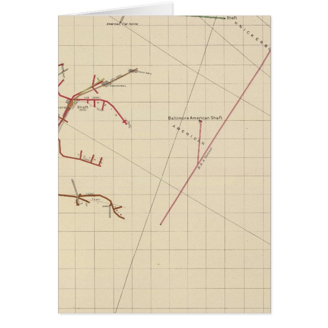 Comstock Mine Maps Nummer VIX (Vorne)