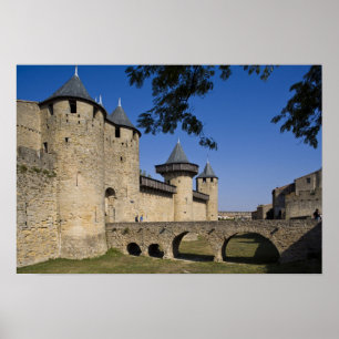 Comte-Burg, Carcassonne, Aude, Languedoc, Poster
