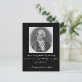 Comte de Mirabeau Postkarte (Stehend Vorderseite)