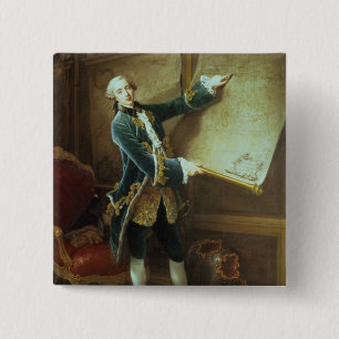 Comte de Vaudreuil, 1758 Button
