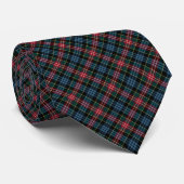 Comyn - Cumming Clan Tartan Red and Blue Kariert Krawatte (Gerollt)