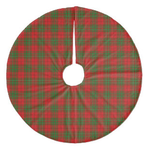 Comyn tartan red kariert fleece weihnachtsbaumdecke