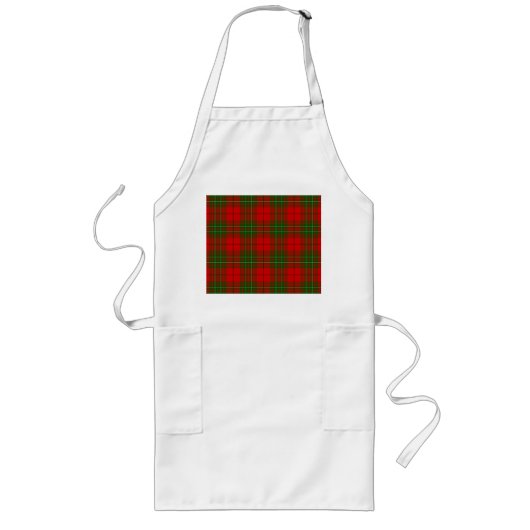 Comyn tartan red kariert lange schürze (Vorne)