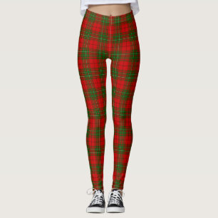 Comyn tartan red kariert leggings
