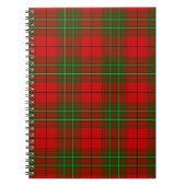 Comyn tartan red kariert notizblock (Vorderseite)