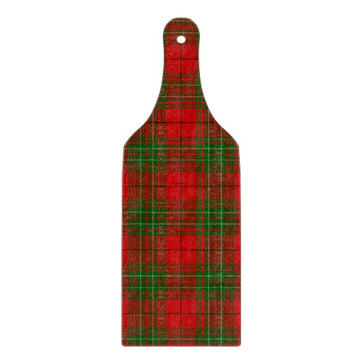Comyn tartan red kariert schneidebrett (Vorderseite)