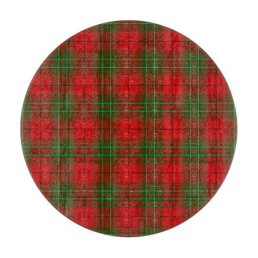 Comyn tartan red kariert schneidebrett (Vorderseite)