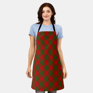 Comyn tartan red kariert schürze