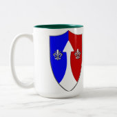 COMZEUR - TASCOM Flecken 1962-1974 Zweifarbige Tasse (Links)