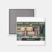 CON03-V2 Zielort Autobahnkalender Girl.tif Magnet (Vorderseite/Rückseite)