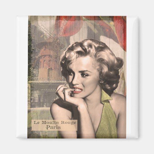 CON13CRBWRD-V4 The Thinker Red Lips.tif Magnet (Vorne)