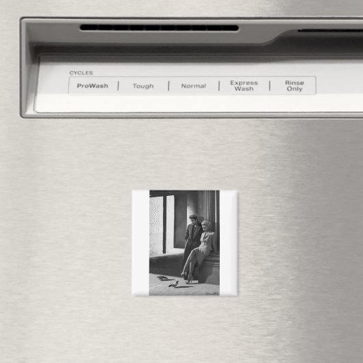 CON19BWD1 Vögel eines Feather.tif Magnet (In Situ (Geschirrspüler))