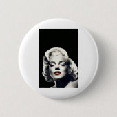 CON24BW-V4 rote Lippen Marilyn IN BLACK.tif Button (Vorderseite)
