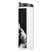 CON24BW-V4 rote Lippen Marilyn IN BLACK.tif Thermosbecher (Nach rechts gedreht)