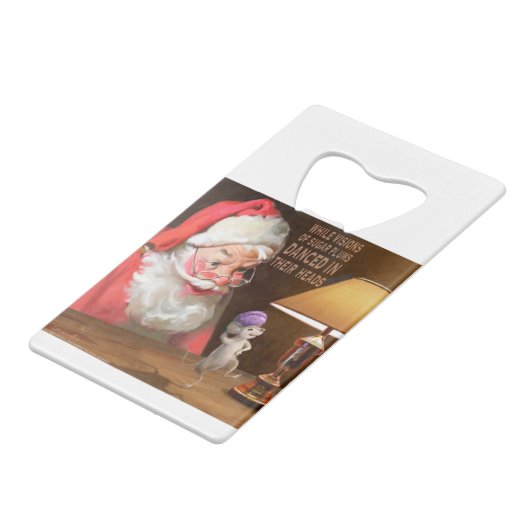 CON32 Sankt 2 Zucker Plums.tif Geldbeutel Flaschenöffner (Vorderseite Schrägansicht)