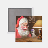 CON32 Santa 2 Zuckerplatten.tif Magnet (Vorderseite/Rückseite)