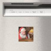 CON32 Santa 2 Zuckerplatten.tif Magnet (In Situ (Geschirrspüler))