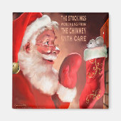 CON33 Santa 3 Strumpfs.tif Magnet (Vorne)