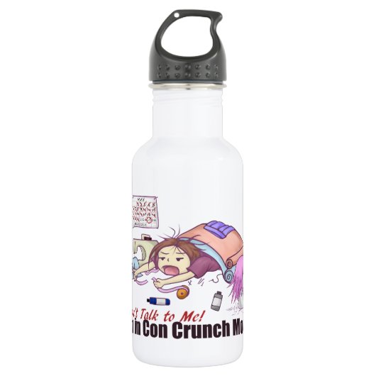 Con Crunch Edelstahlflasche (Vorderseite)