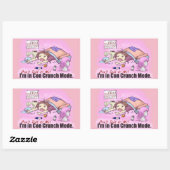 Con Crunch Rechteckiger Aufkleber (Blatt)