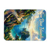 Con Dao-Inseln Vietnam Magnet (Horizontal)