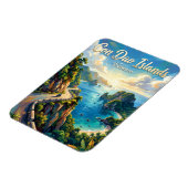 Con Dao-Inseln Vietnam Magnet (Linke Seite)