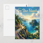 Con Dao-Inseln Vietnam Postkarte (Vorne/Hinten)
