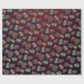 con dibujo de cajas de regalos geschenkpapier (Flach)