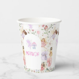 con diseño de hadas personalizado pappbecher