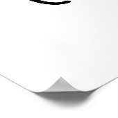 Con-duck tor Funny Music Conductor Duck Pun Poster (Ecke)