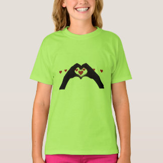 “Con el corazón en la mano” posa vaso T-Shirt