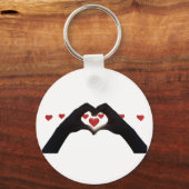 “Con el corazón en la mano” Schlüsselanhänger (Rückseite)