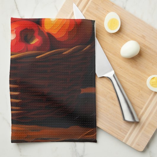 con frutero geschirrtuch (Viertel Falte)