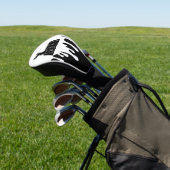 con golfista en estilo derramado golf headcover (In SItu)