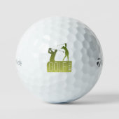 con golfistas verde golfball (Vorderseite)