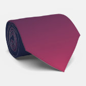 con gradiente de Azul, Violeta y Rosa Krawatte (Gerollt)