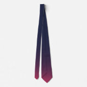 con gradiente de Azul, Violeta y Rosa Krawatte (Rückseite)