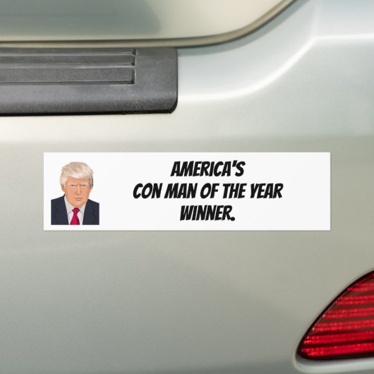 Con Man of the Year Sieger Autoaufkleber (Auf Auto)