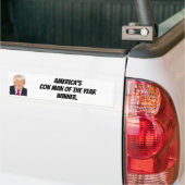 Con Man of the Year Sieger Autoaufkleber (Auf Lkw)