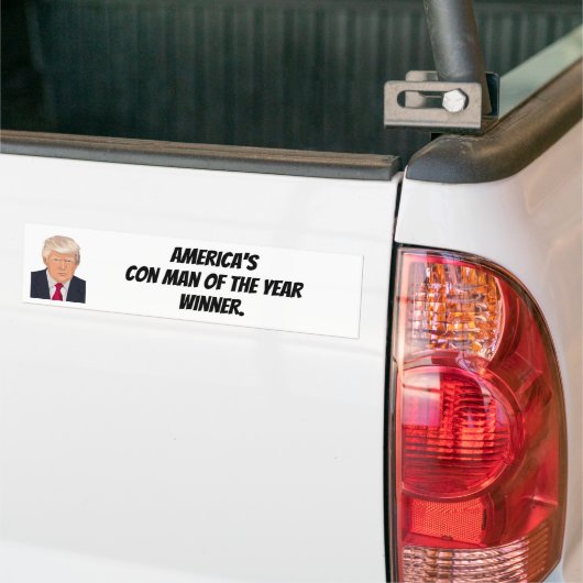 Con Man of the Year Sieger Autoaufkleber (Auf Lkw)