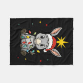 Con Mi Burrito Sabanero Mexican Tuki Tuki Latino X Fleecedecke (Vorderseite (Horizontal))