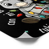 Con Mi Burrito Sabanero Mexican Tuki Tuki Latino X Poster (Ecke)