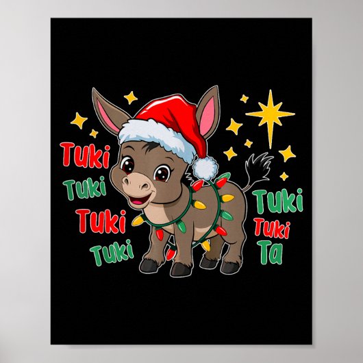 Con Mi Burrito Sabanero Mexican Tuki Tuki Latino X Poster (Vorne)